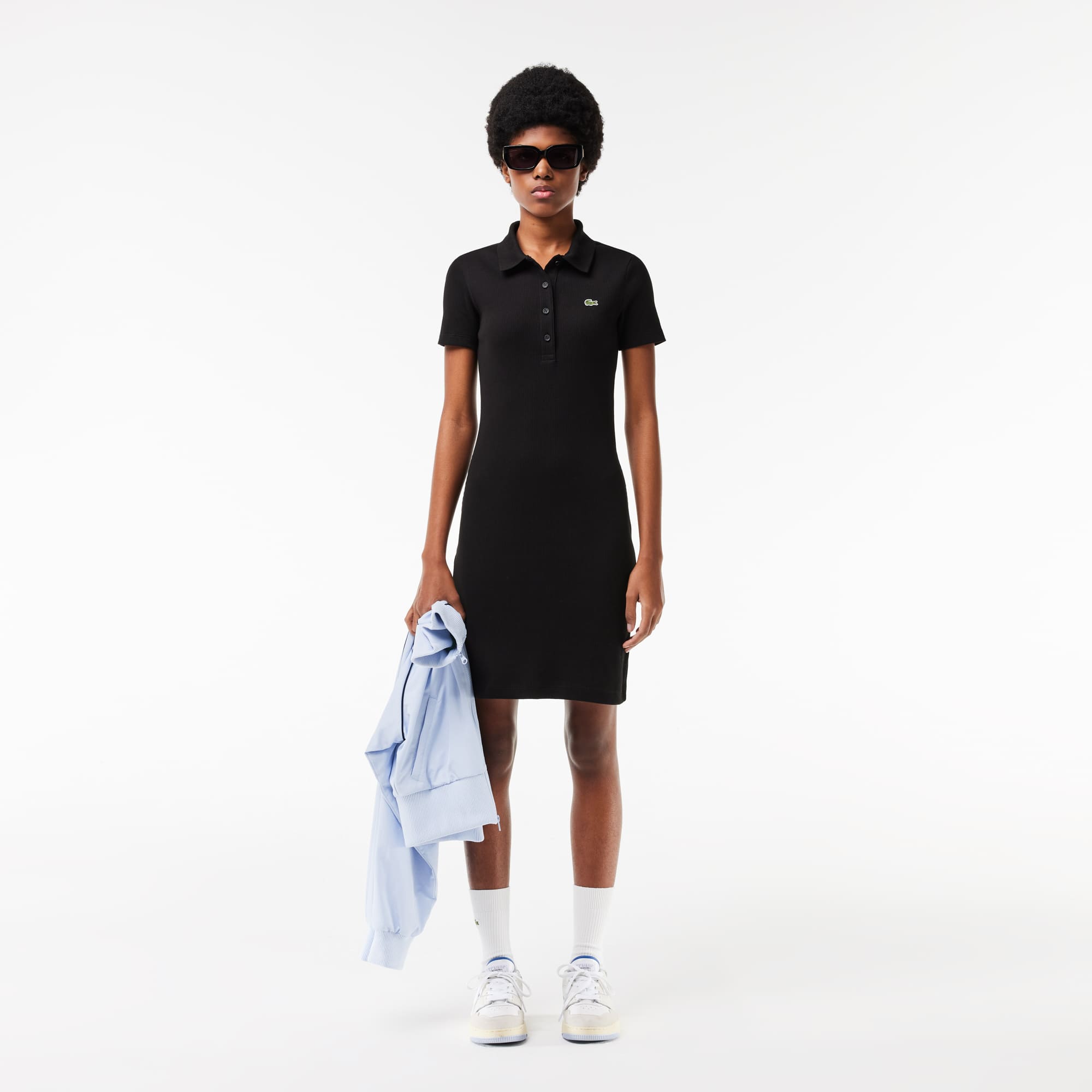 Women's Slim Fit Ribbed Cotton Dress - Dresses - New In 2025
