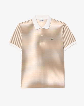 Polo de petit piqu&eacute; de rayas Classic Fit L.12.12