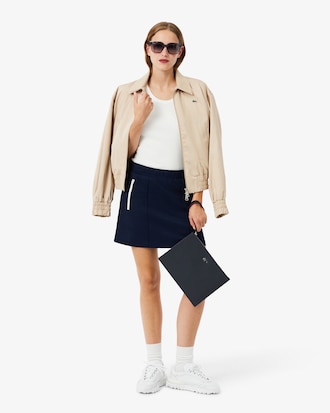 Bolsa Anna De Lona Piqu&eacute; Para Mujer
