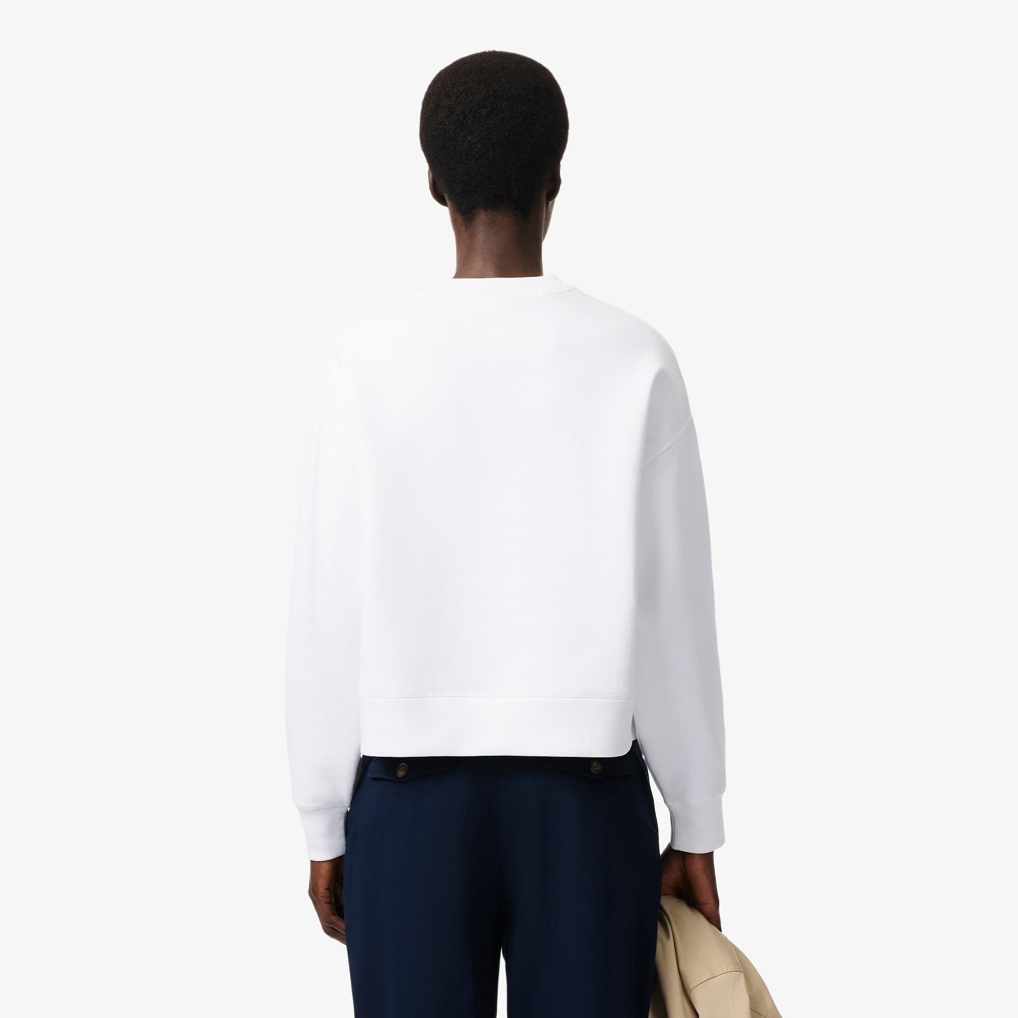 Oversized Double Face Jersey Sweatshirt - Sweaters & Sweatshirts
