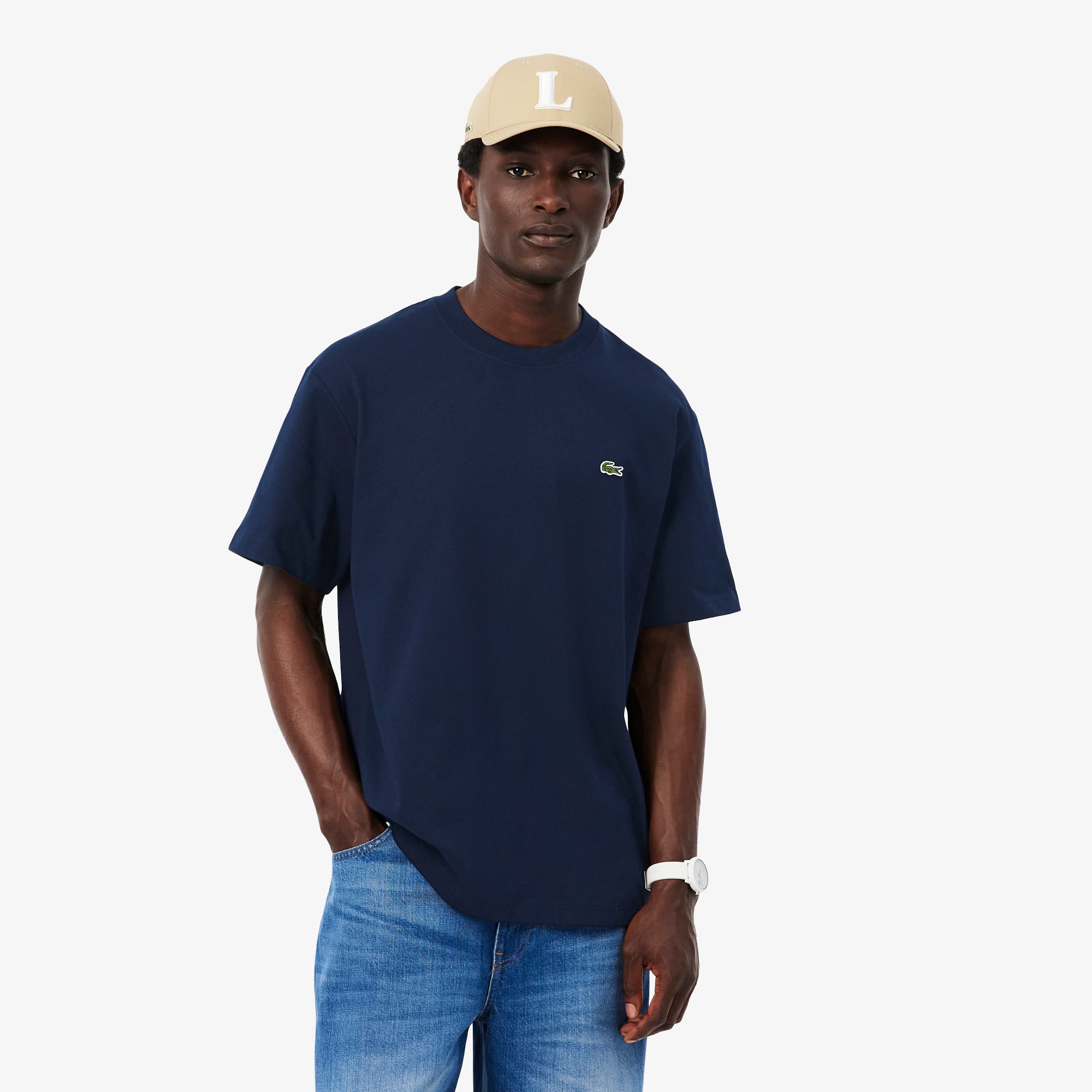 Heavy Cotton Jersey T-Shirt - Men's Collection - New In 2026 | Lacoste