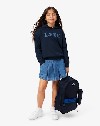 Sweatshirt &agrave; capuche molleton avec patch
