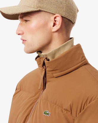 Men's Water-Repellent Hooded Down Jacket