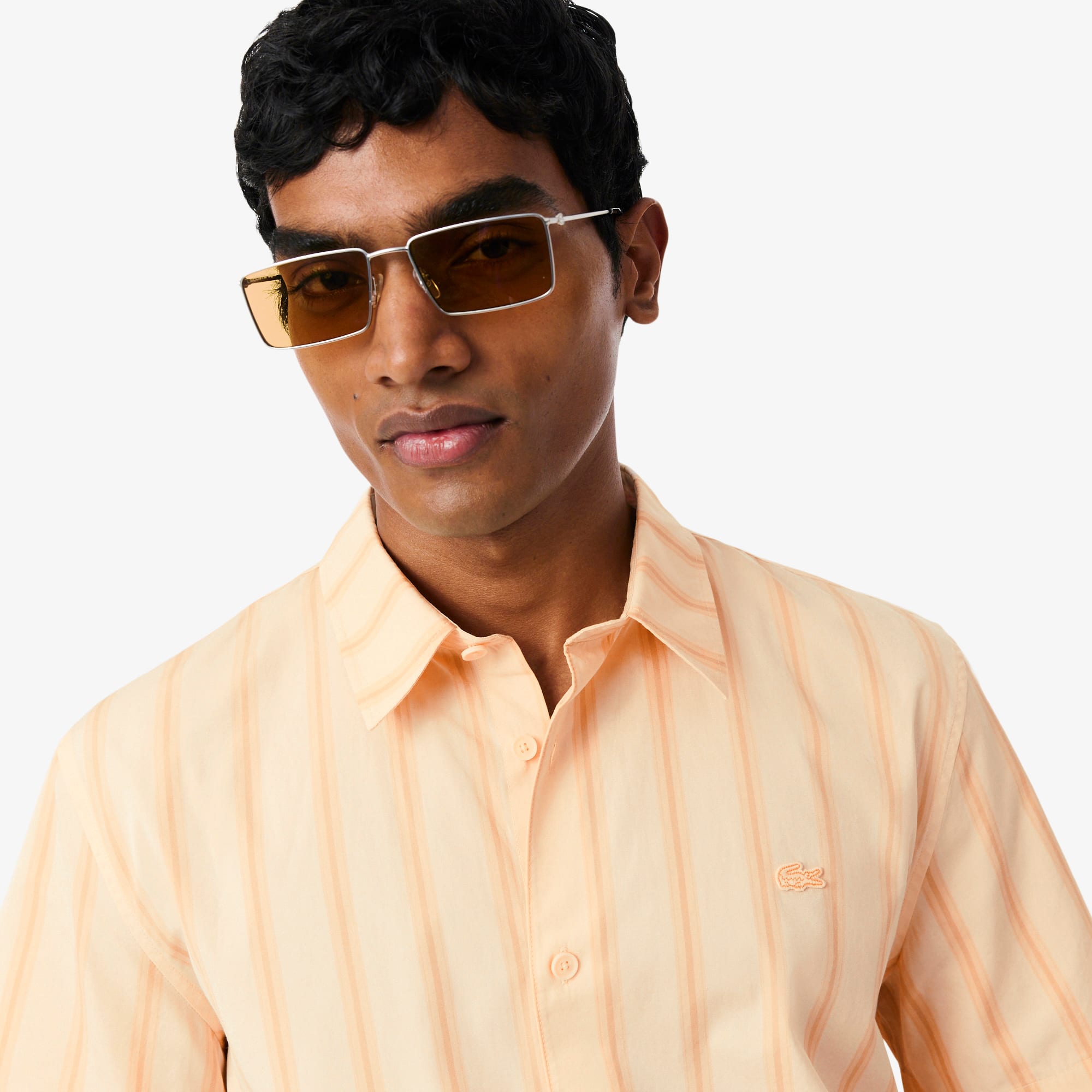 Regular Fit Striped Poplin Shirt