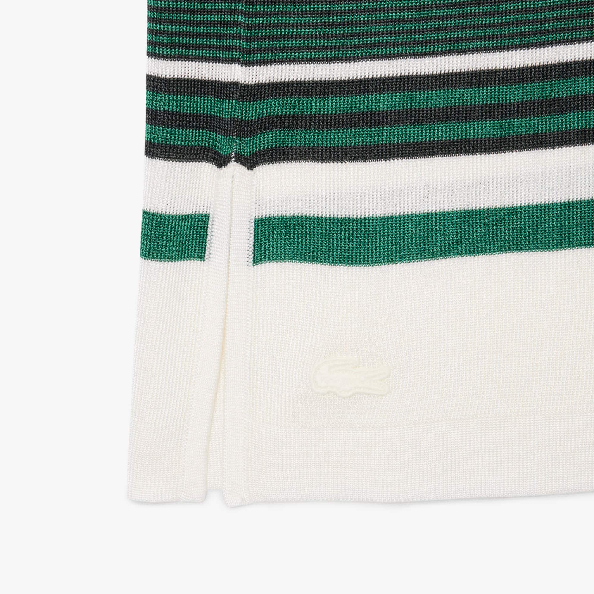 Runway Oversized Striped Satin T-shirt