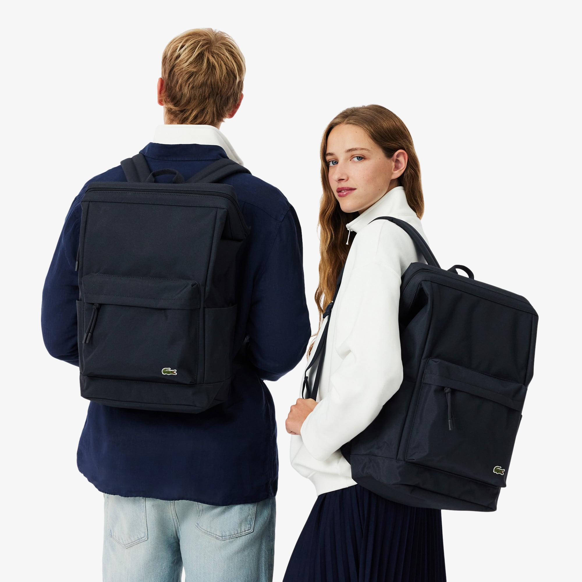 ラクレコ＋ Neocroc Rectangular Backpack - Bags - New In 2026 | Lacoste
