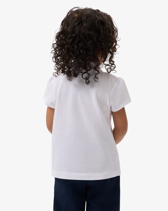 Scallop Collar Mini Piqu&eacute; Polo Shirt