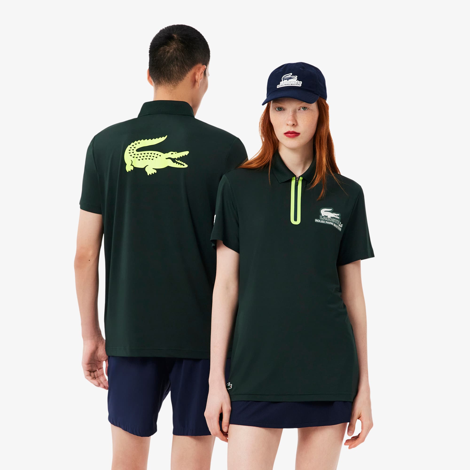 Lacoste Unisex Rolex Paris Masters Edition Ballboy Polo In Green