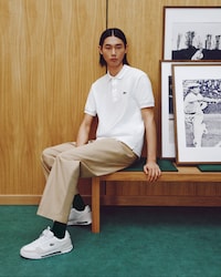 Men&rsquo;s Slam Break Leather Sneakers