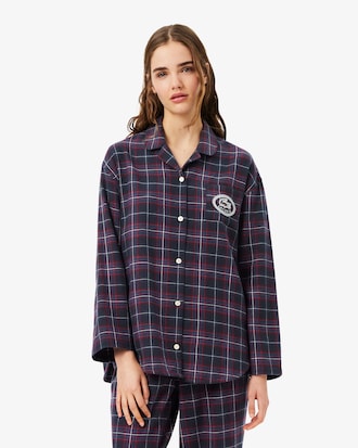 Cotton Plaid Pajama Set