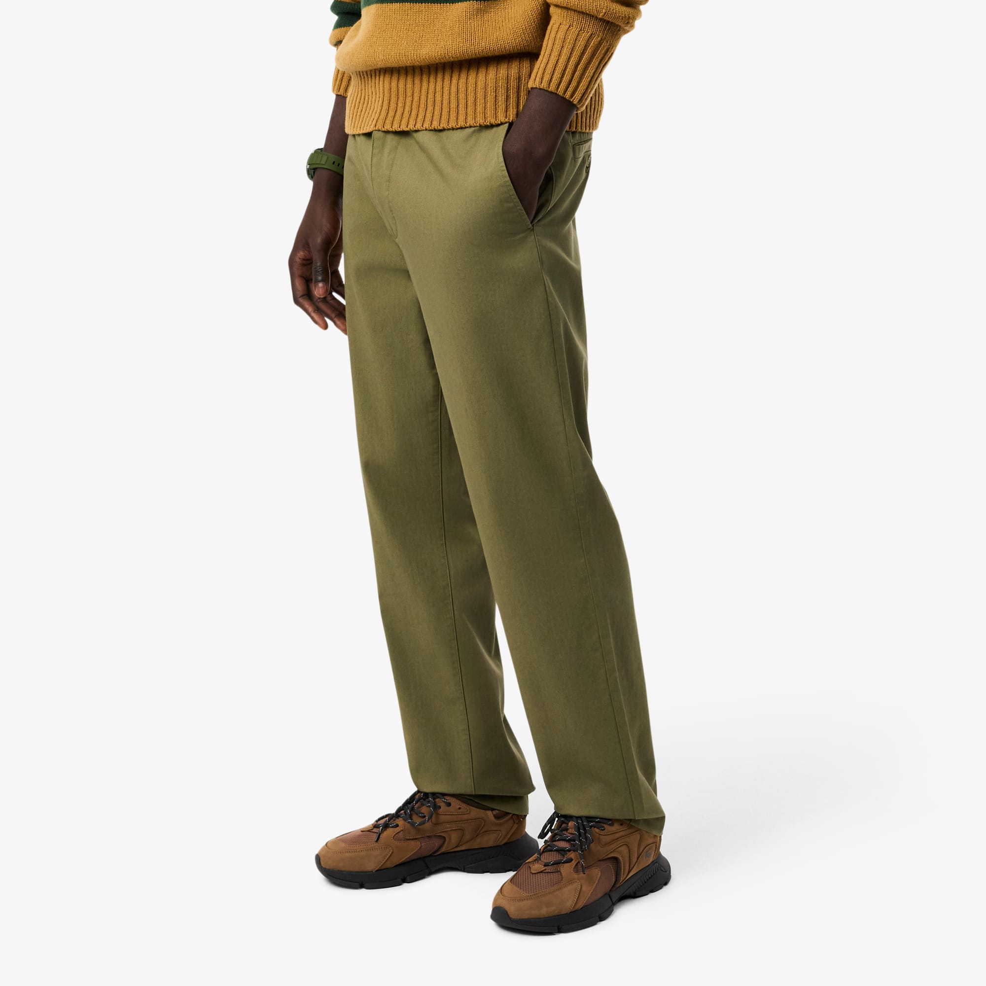 Men's Regular Fit Cotton Chino Pants - Pants & Sweatpants - New In