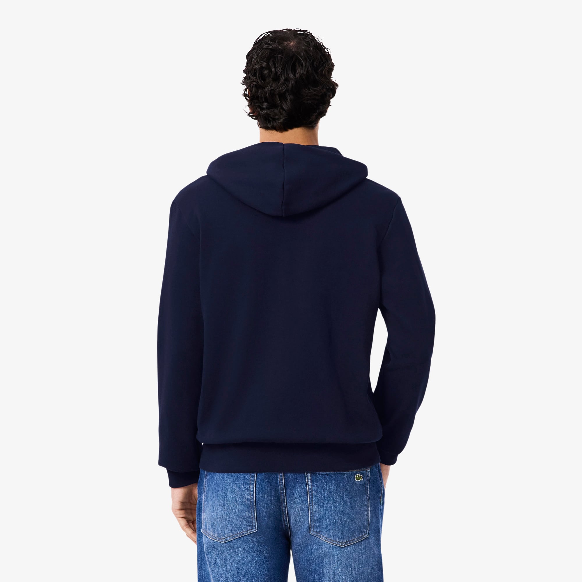 Organic Cotton Kangaroo Pocket Hoodie | Lacoste US | Men's Collection
