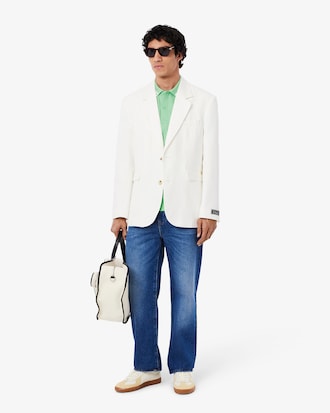 Polo de algodón Pima de corte regular para hombre