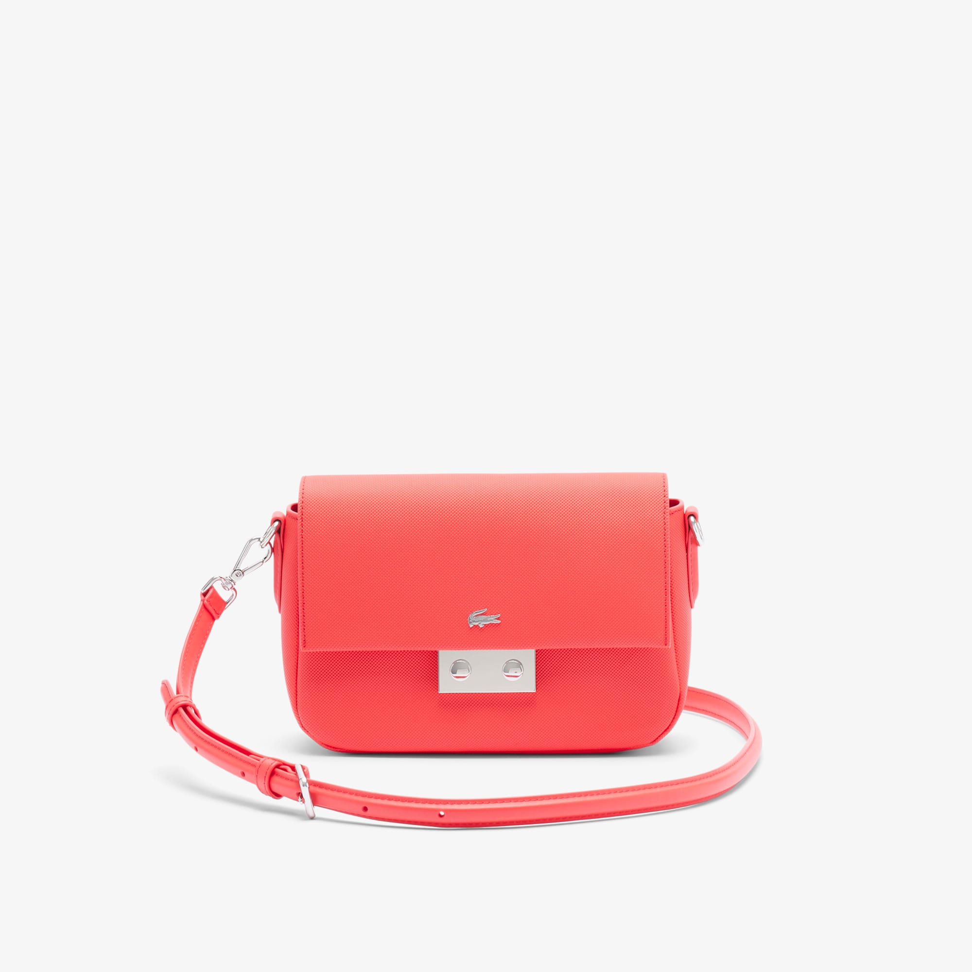 Lacoste Women's Flap Close Shoulder Bag - One Size In Red