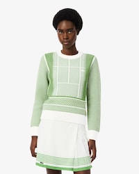 Tennis Court Graphic Sweater