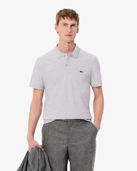 Men's Regular Fit Long Sleeve Cotton Blend Polo