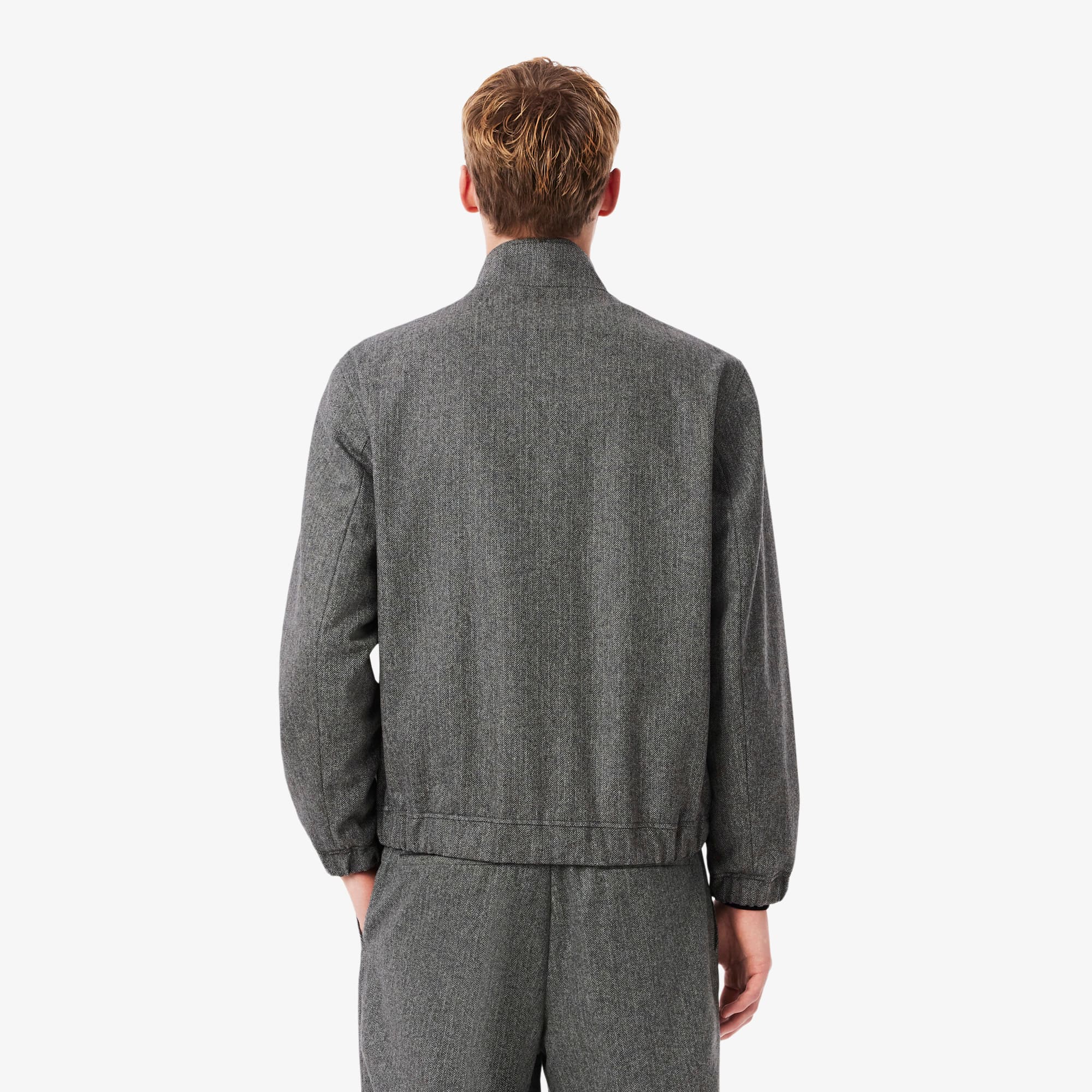 ATON HARRINGTON JACKET グレー BACK SATIN | HARRINGTON JACKET – ATON | エイトン