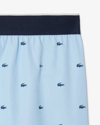 Men's Printed Poplin Pajama Shorts