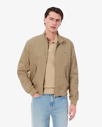 Men's Water-Repellent Twill Harrington Jacket