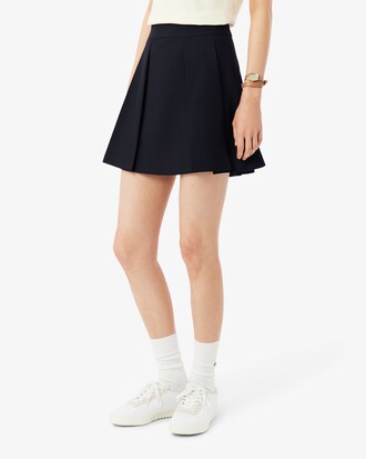 Short Fluid Pleated Skirt