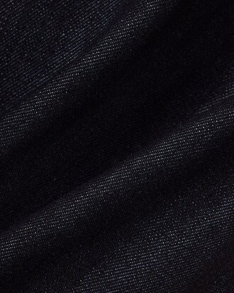 Runway High Neck Indigo Denim Jacket