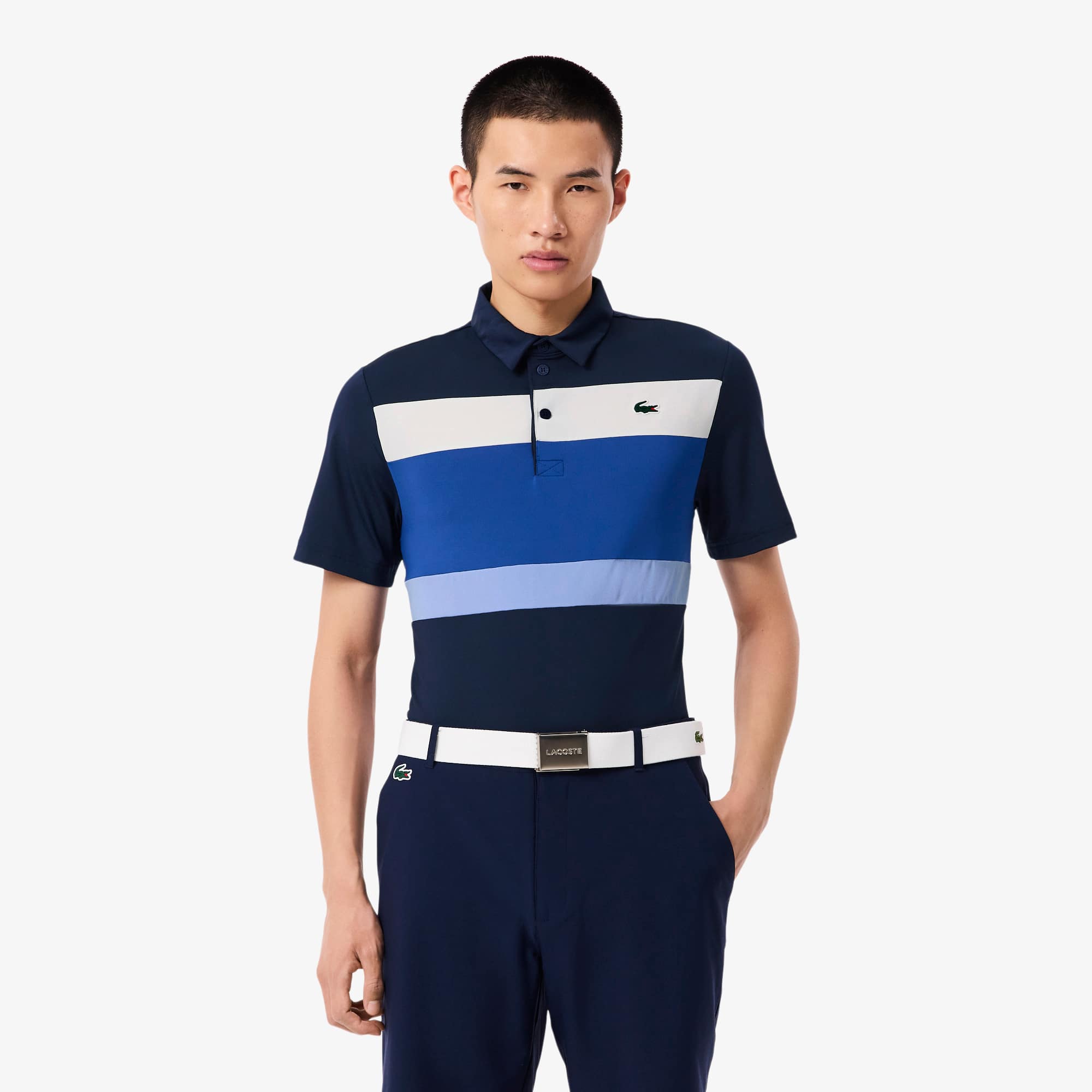 Lacoste Men's Regular Fit Colorblock Golf Polo