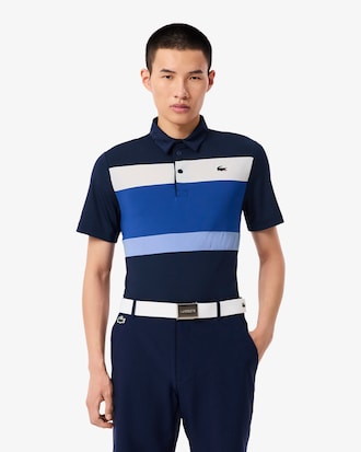 Men's Regular Fit Colorblock Golf Polo
