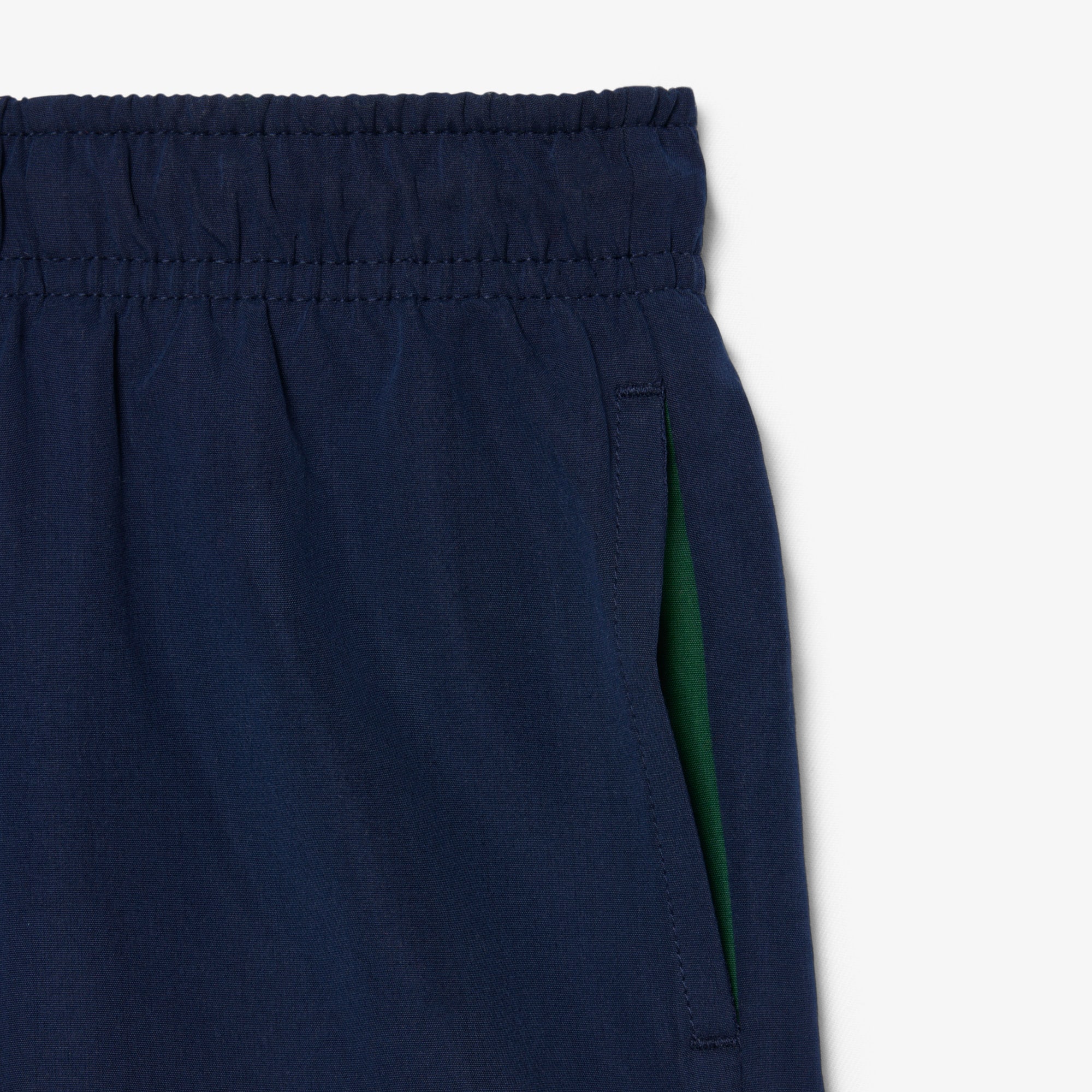 Monochromatic Lined Swim Trunks