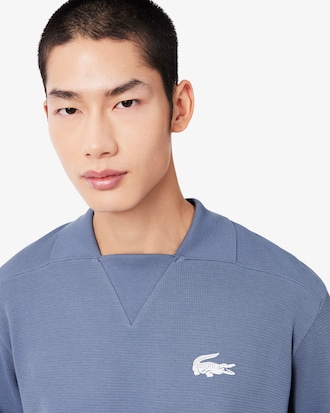Waffled Cotton Loungewear T-shirt