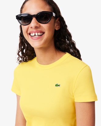 T-shirt femme slim fit en coton biologique