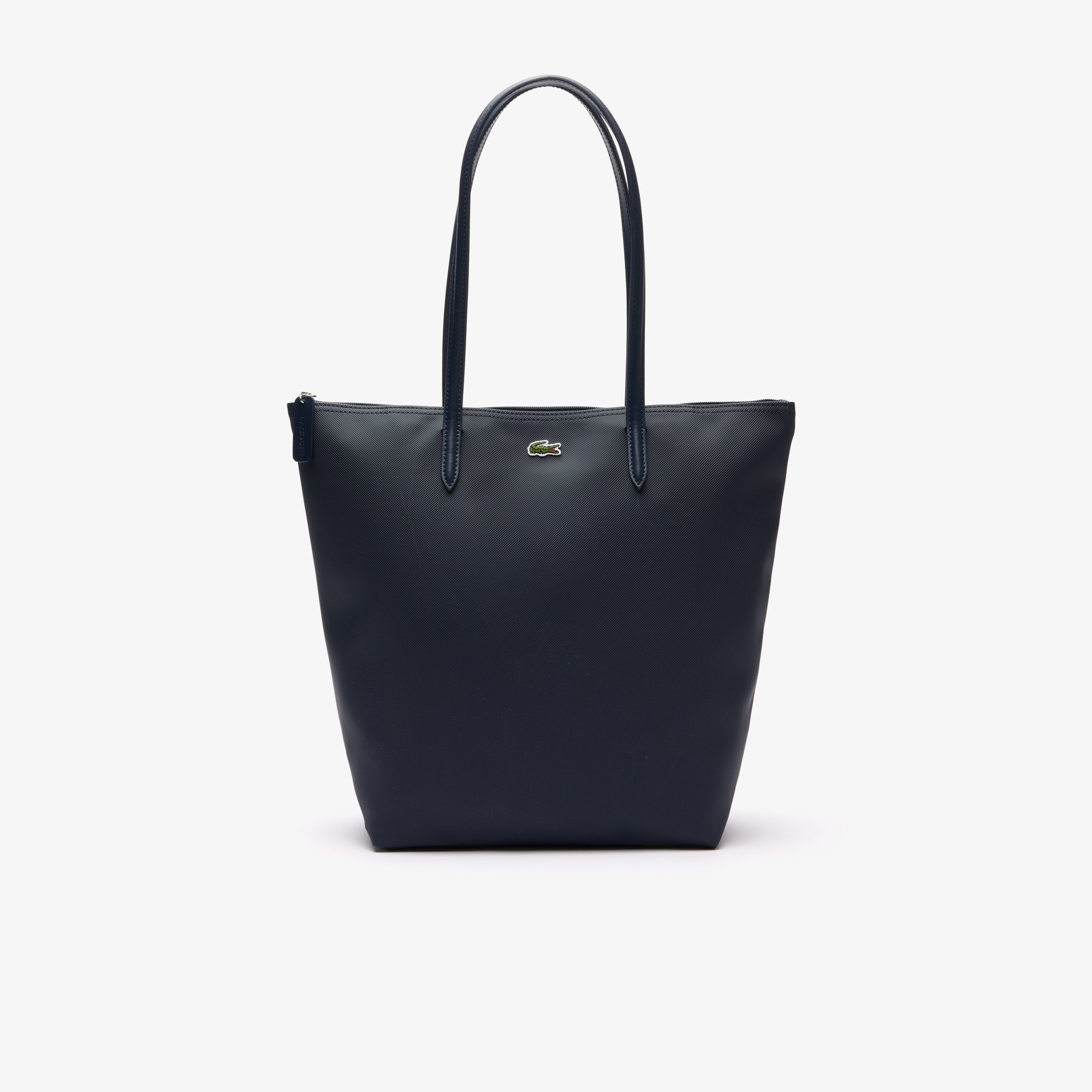★LACOSTE★ Women's Jelly Top Zipper Shopper Bag Black Patte Women's Zely Tote with Pouch - Tote Bags - New In 2025 | Lacoste