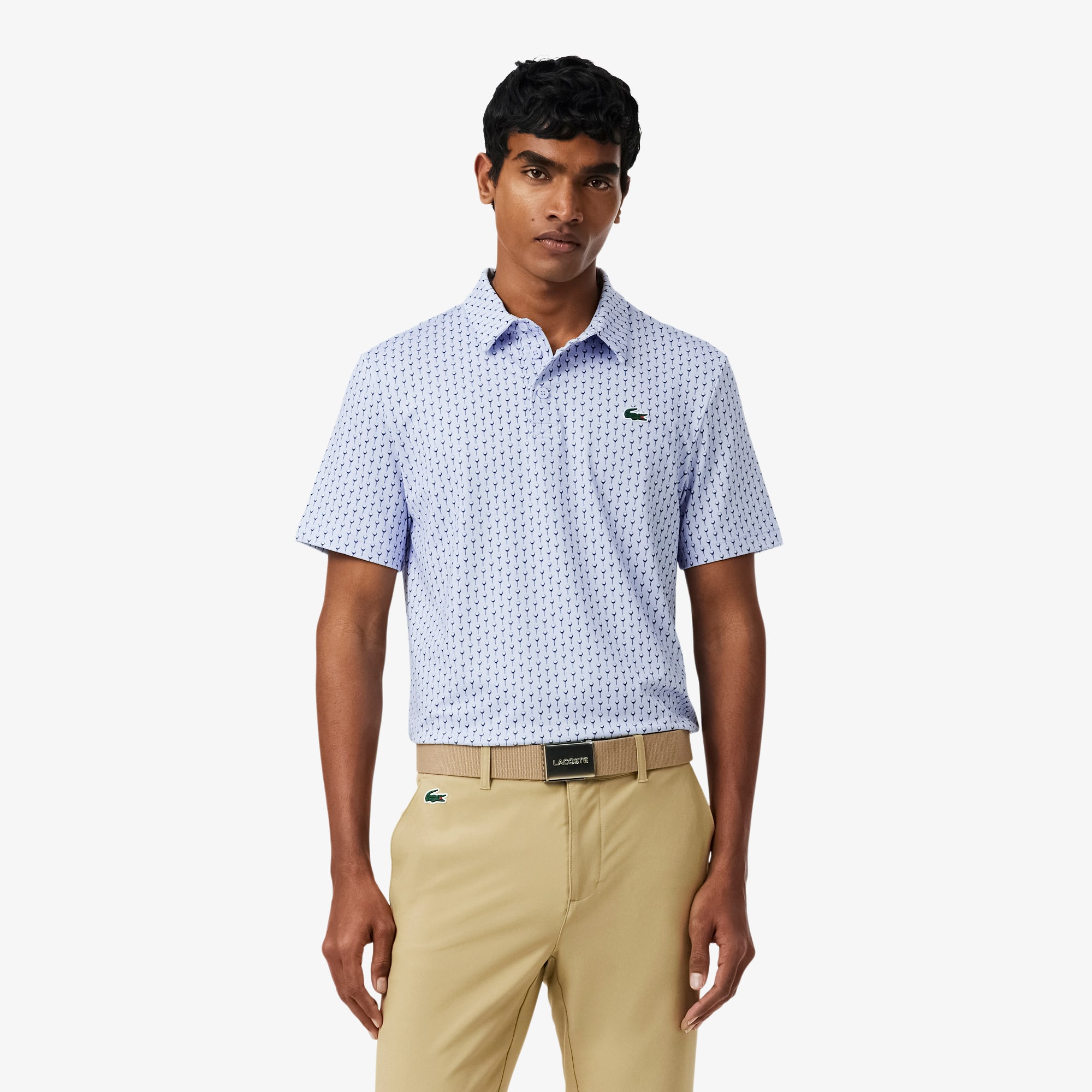 Regular Fit Printed Golf Polo - Polo Shirts - New In 2026 | Lacoste