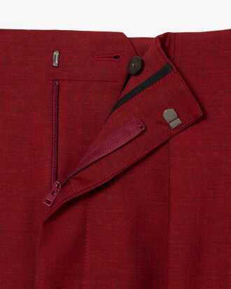 Runway Straight Fit Tailored Wool Pants