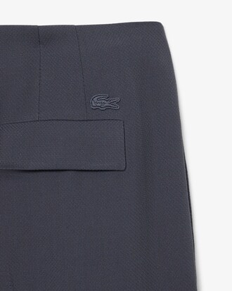 Runway Straight Fit Tailored Jacquard Pants