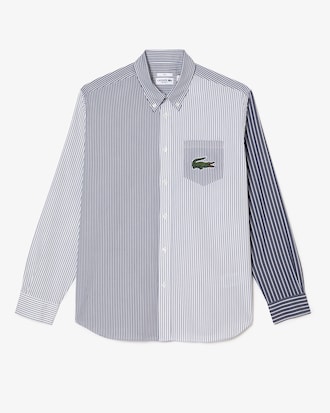 Unisex Large Croc Striped Cotton Shirt