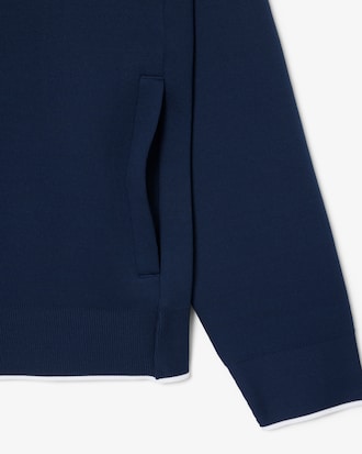 Sudadera de Cuello Tipo Polo con Zipper