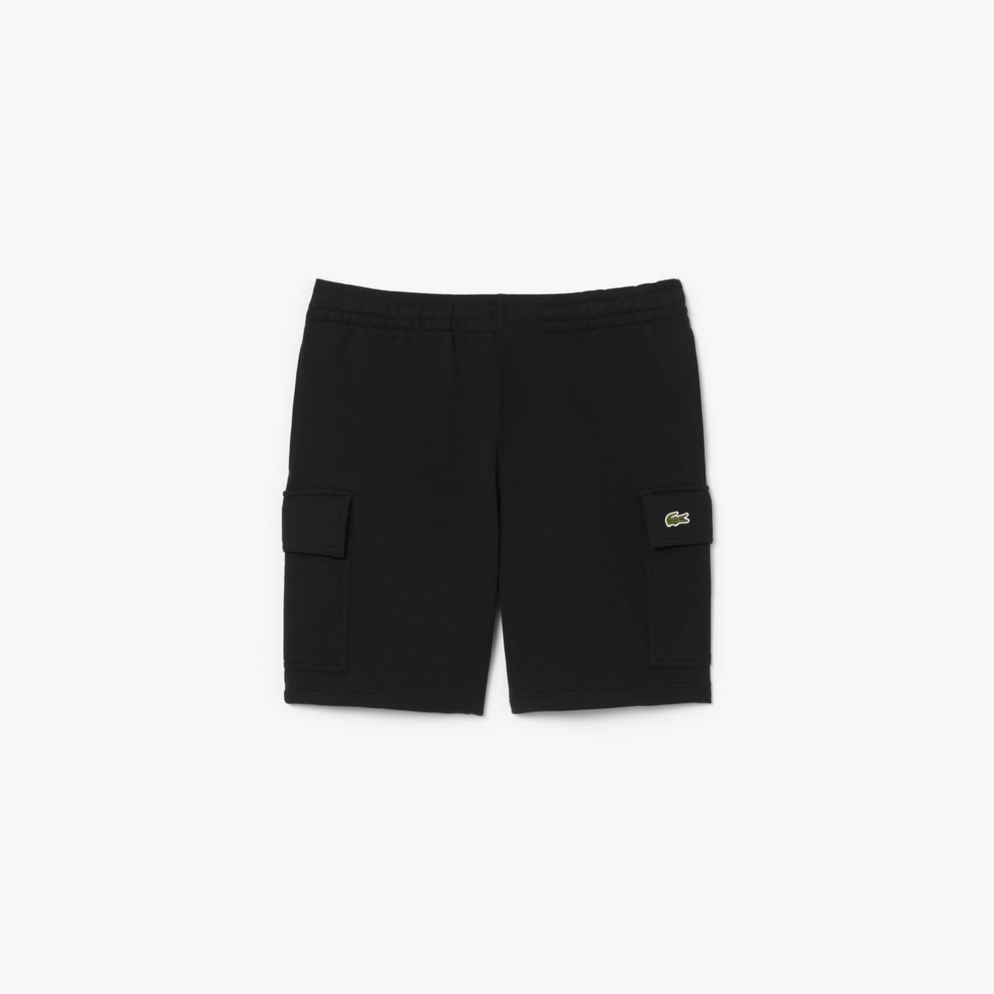 Men's Cotton Fleece Cargo Shorts