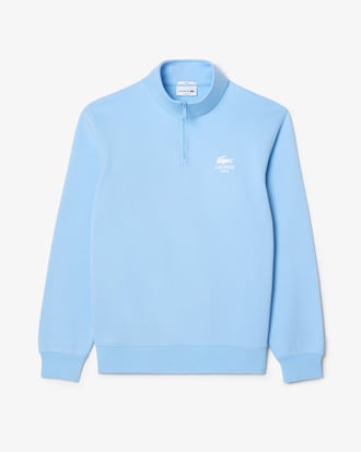 Unisex High-Neck Zip-Up Sweatshirt