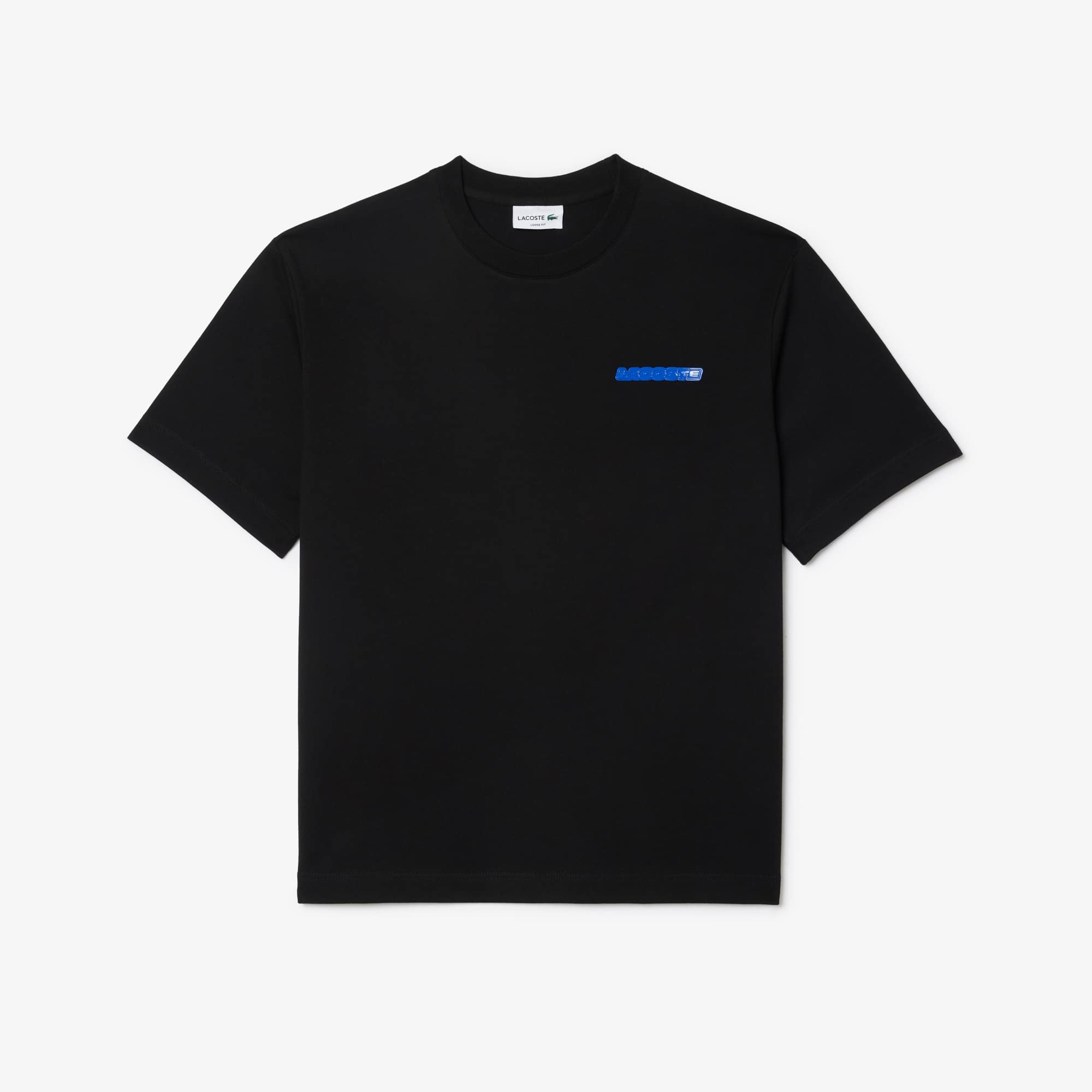 Tシャツ・カットソー LACOSTE Men T-shirt Black TH7318 031 Men's Loose Fit T-Shirt - T-shirts - New In 2025 | Lacoste