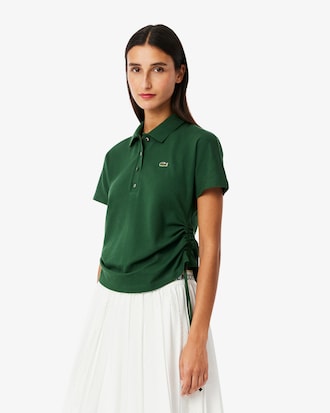 Women's Slim Fit Adjustable Piqué Polo