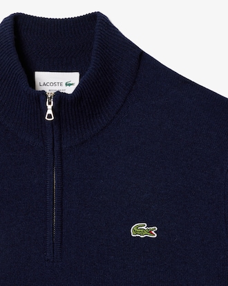 Men’s Half-Zip Wool Sweater
