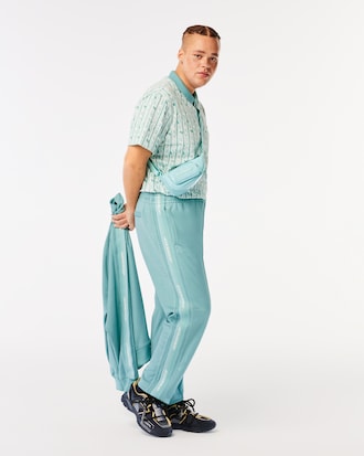 Men's Two-Tone Printed Lacoste Movement Polo