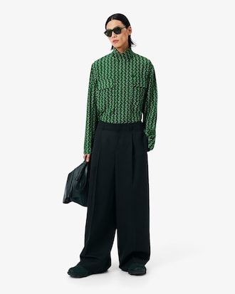 Runway Wide Fit Tailored Wool Pants