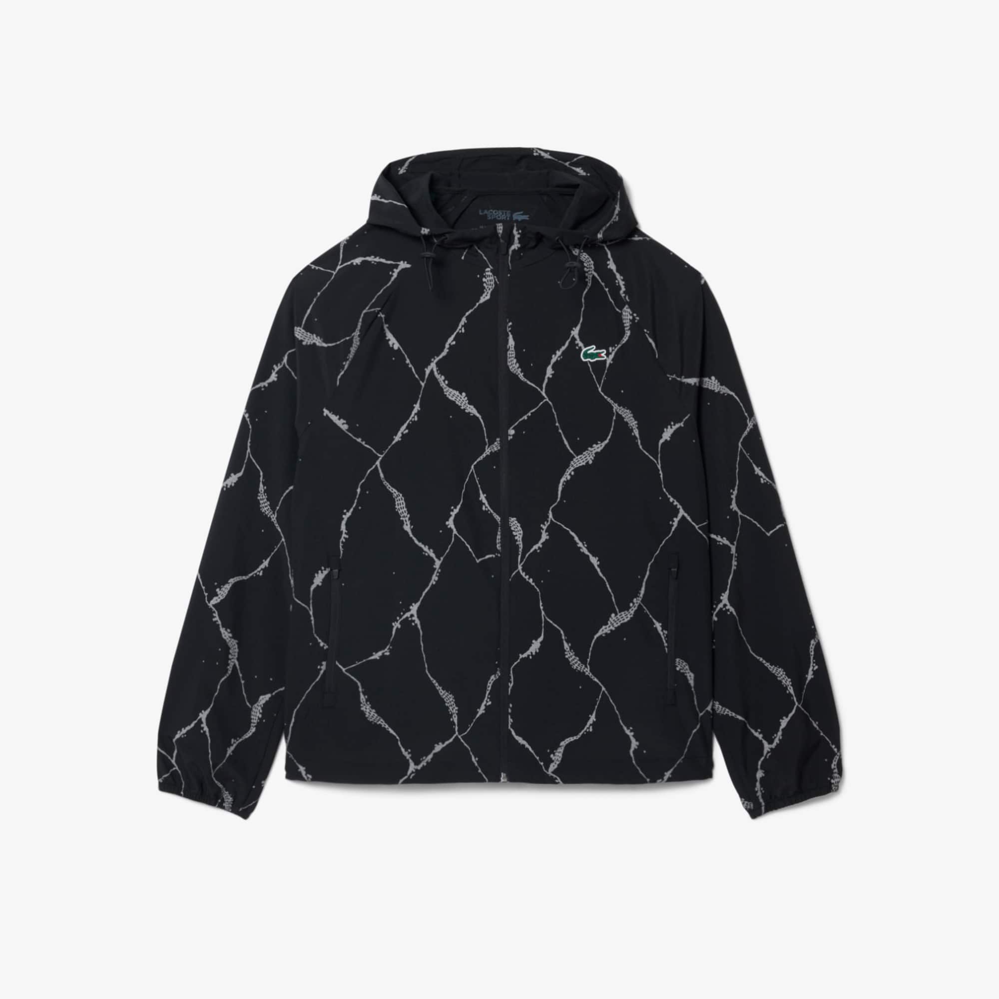 Reflective Crocodile Print Tennis Jacket - Jackets & Coats - New