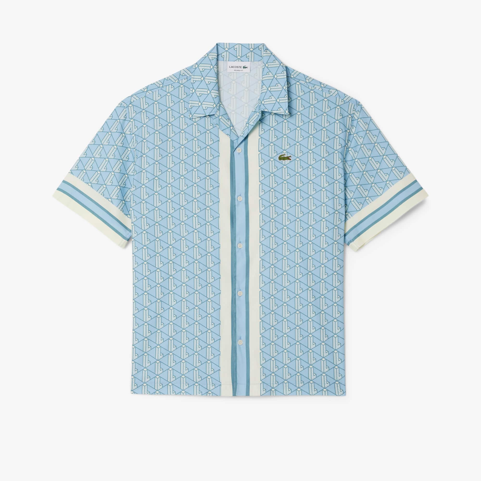 LACOSTE モノグラム ラコステ LACOSTE モノグラムジャカードフーディー （ブルー