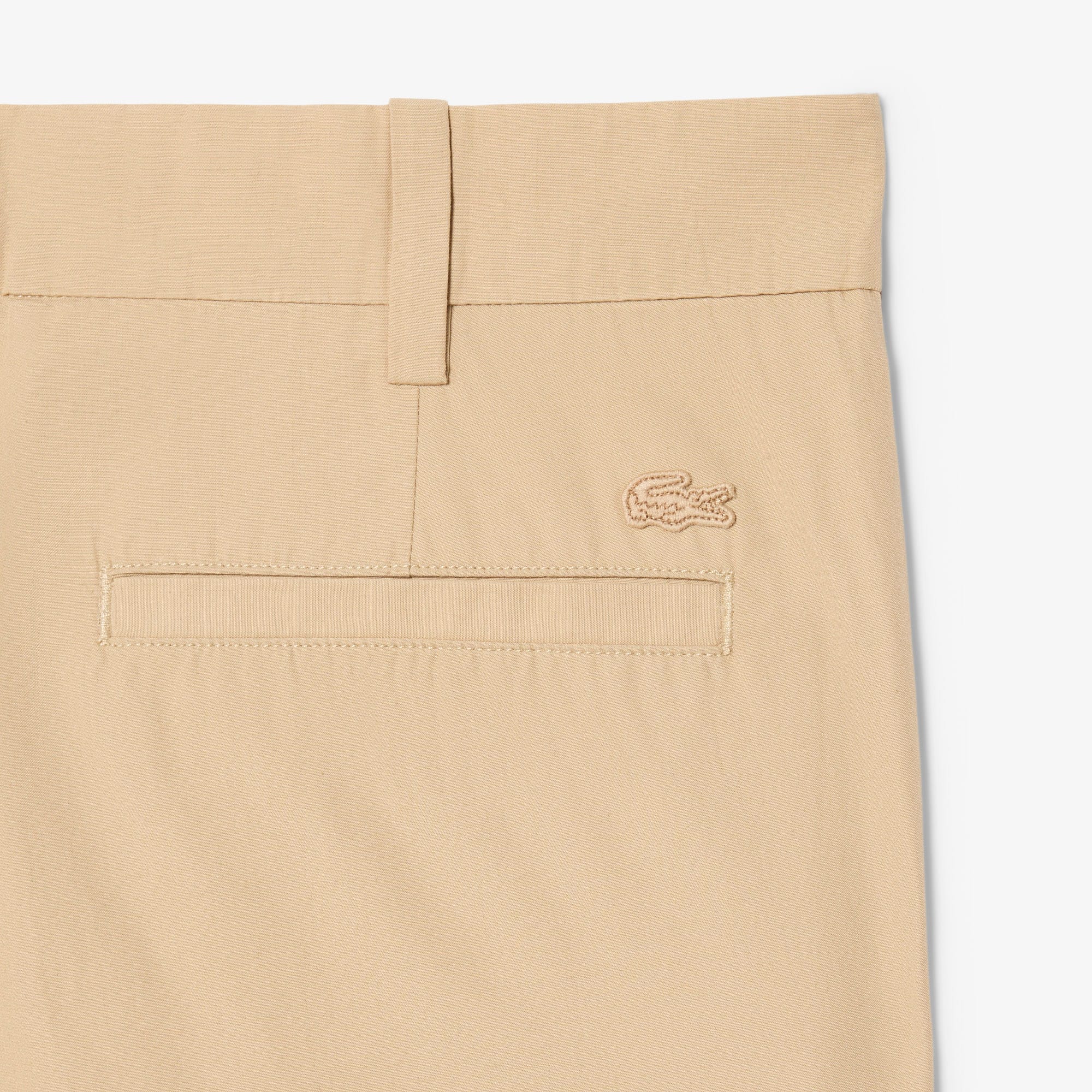Straight Fit Cotton Chino Pants