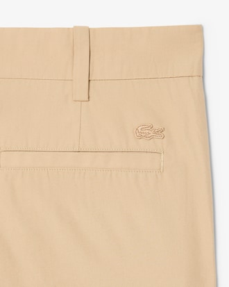 Straight Fit Cotton Chino Pants