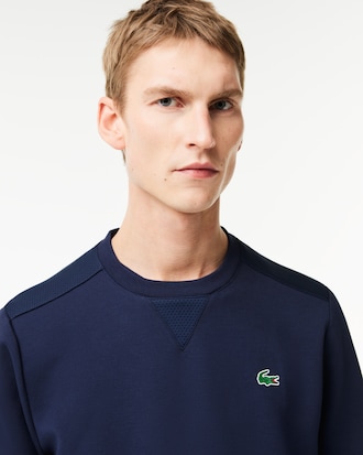 Men's Mesh Panel Sweatshirt