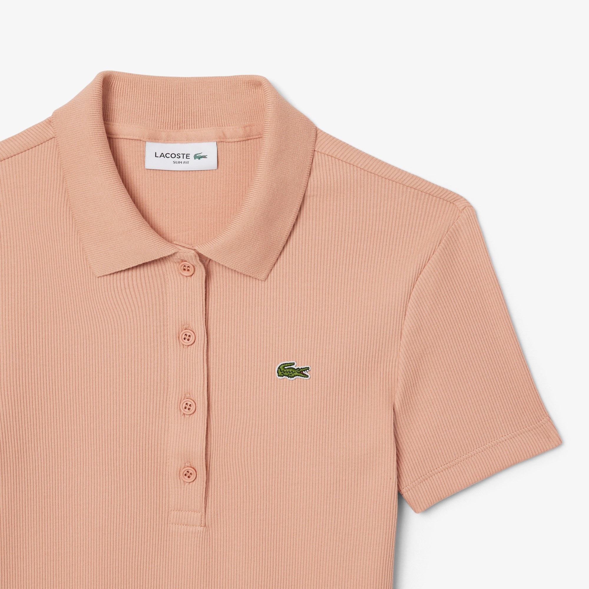 トップス Ribbed jersey polo shirt SPLIT NECK RIBBED LONG SLEEVE POLO SHIRT– U.S. Polo Assn.