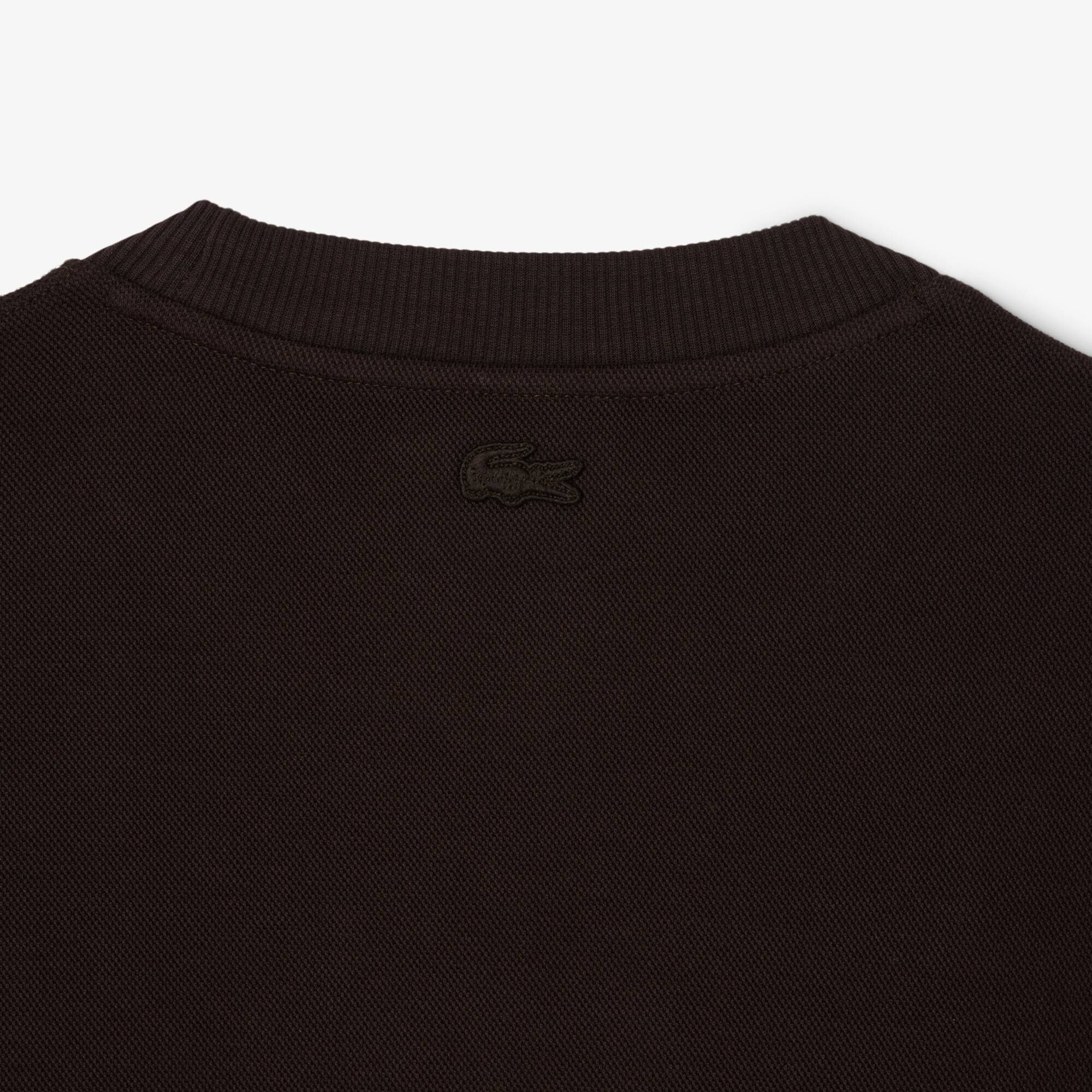 Double Face Piqué Badge Sweatshirt